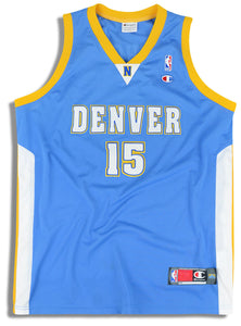 2003-10 AUTHENTIC DENVER NUGGETS ANTHONY #15 CHAMPION JERSEY (AWAY) XXL