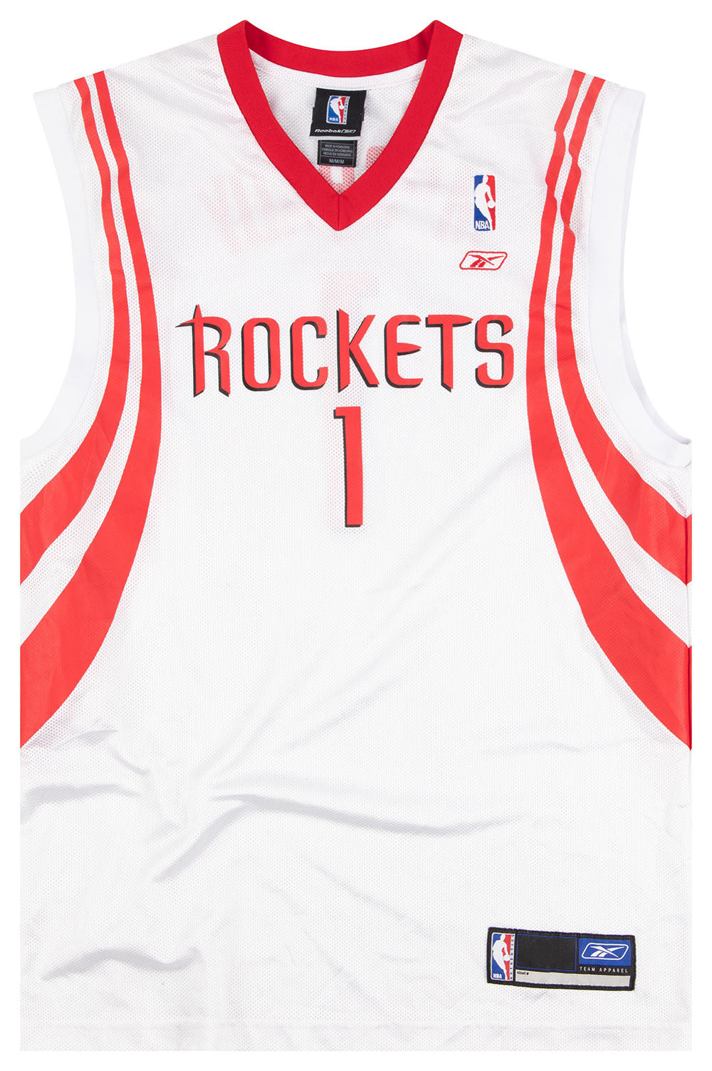 Vintage #1 TRACY McGRADY Houston Rockets NBA Reebok Jersey YL