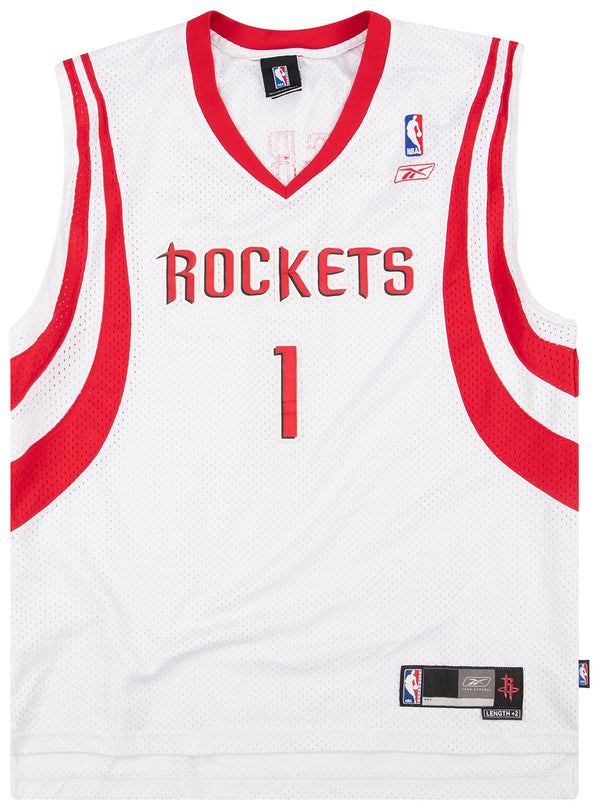 Reebok NBA Houston Rockets #1 Tracy McGrady White Jersey Adult XL