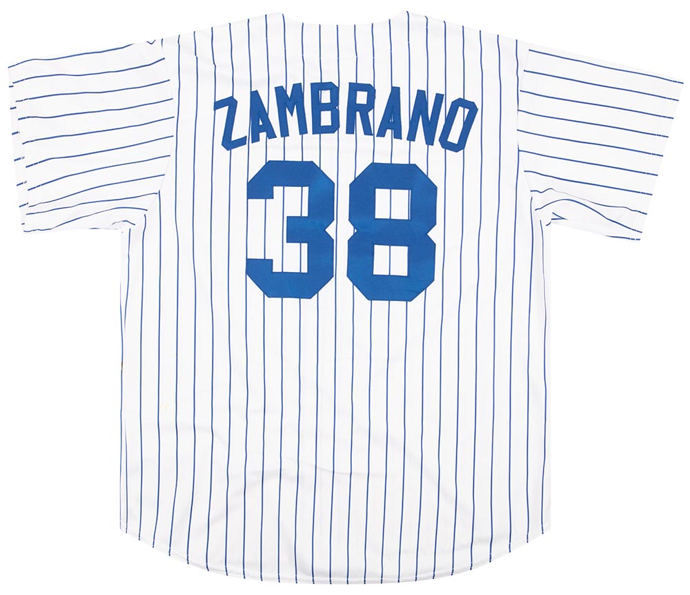 2004-08 CHICAGO CUBS ZAMBRANO #38 MAJESTIC JERSEY (HOME) XL - Classic  American Sports