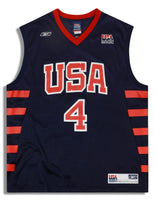 USA National Team FIBA Jersey - White - Throwback