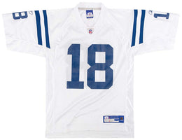 2005-06 INDIANAPOLIS COLTS MANNING #18 REEBOK ON FIELD JERSEY (AWAY) L