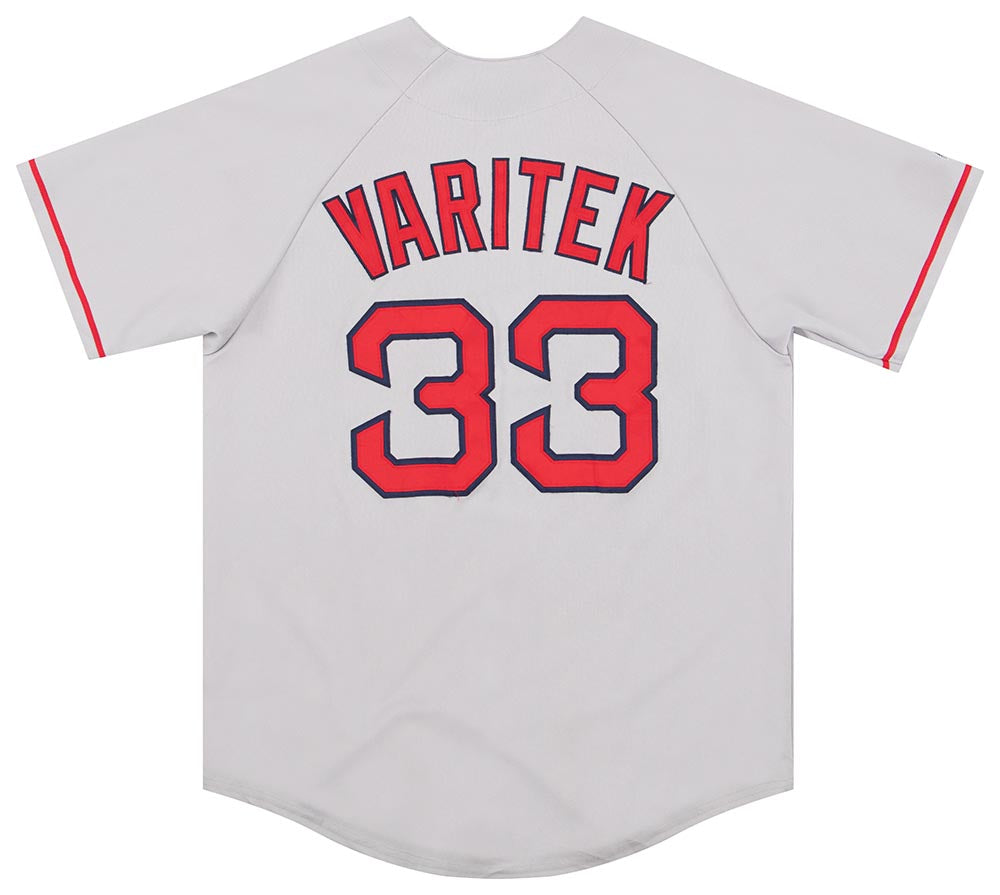 Vintage #33 JASON VARITEK Boston Red Sox MLB Majestic Jersey YM