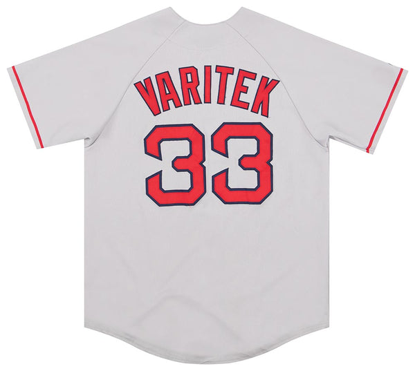Majestic Boston Red Sox # 33 Jason Varitek Stitched Jersey Size XL