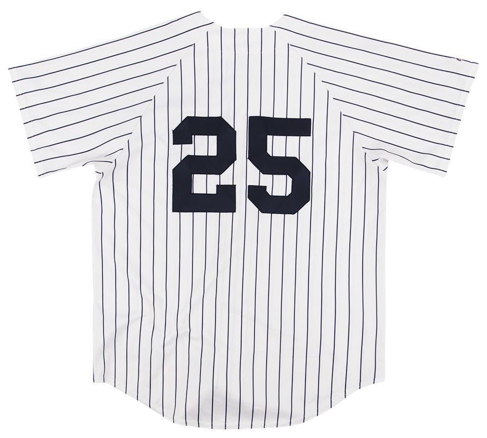 2005-08 NEW YORK YANKEES JETER #2 MAJESTIC JERSEY (HOME) XL