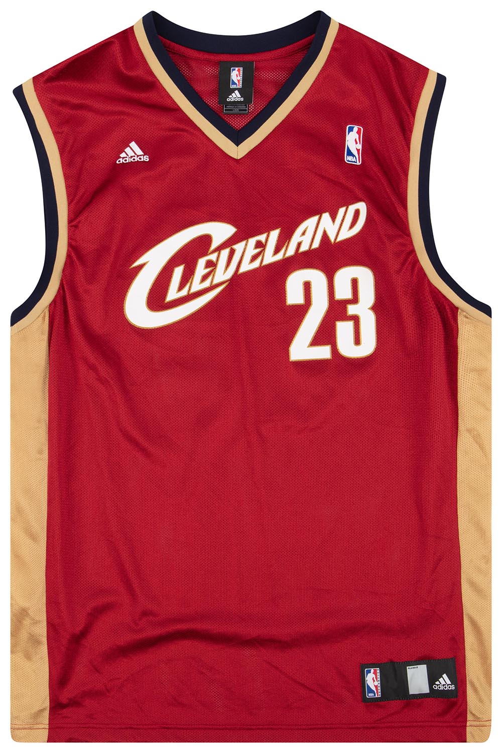 2006-10 CLEVELAND CAVALIERS JAMES #23 ADIDAS JERSEY (AWAY) M - Classic  American Sports