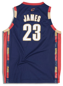 2006-10 CLEVELAND CAVALIERS JAMES #23 ADIDAS SWINGMAN JERSEY (HOME) Y -  Classic American Sports