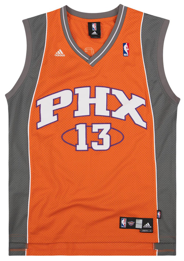 Steve Nash #13 Phoenix Suns BLACKOUT NICKNAME Adidas NBA Jersey “Nashty”  Size L
