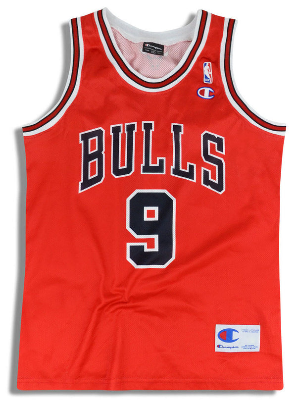 2006-10 CHICAGO BULLS DENG #9 CHAMPION JERSEY (AWAY