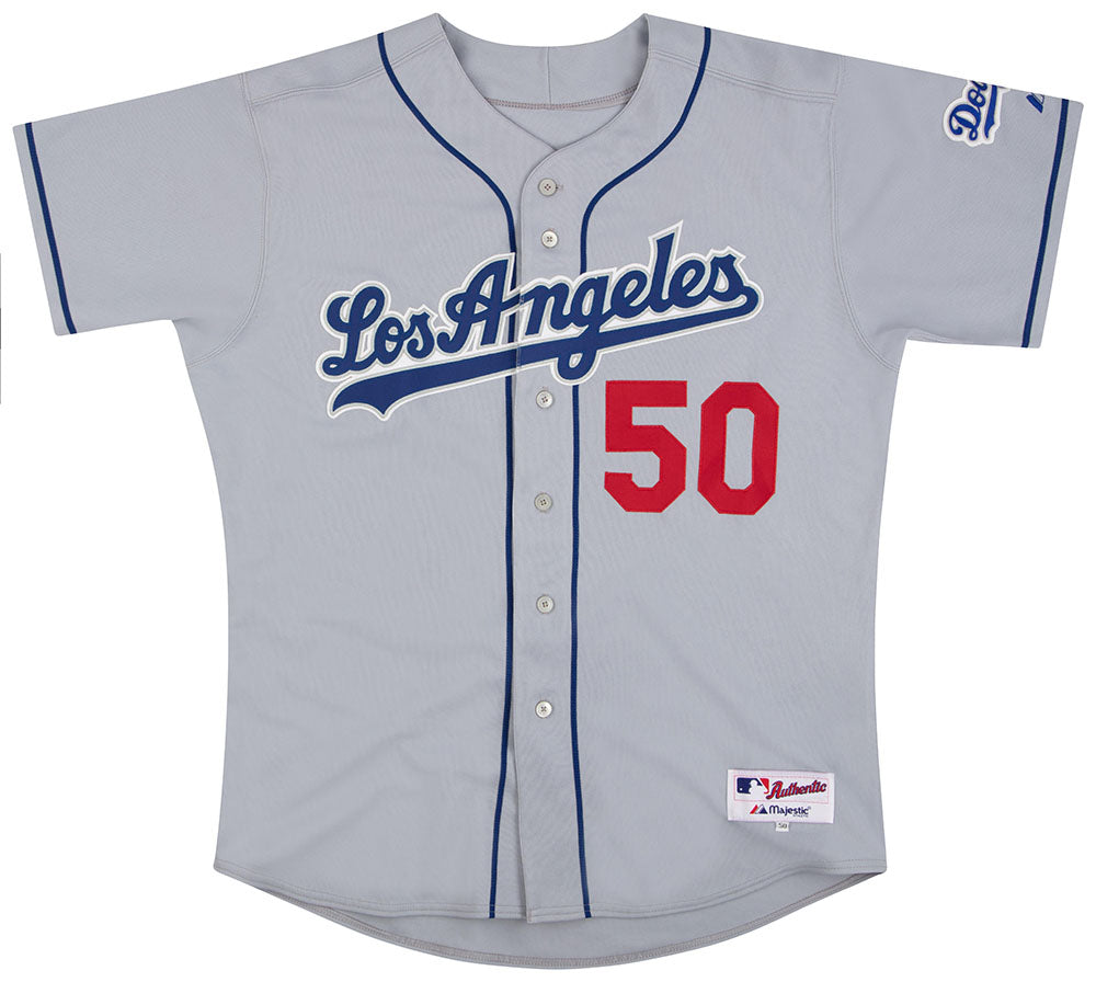 Los Angeles Dodgers MLB Baseball Majestic Jersey Authentic Sewn 2XL Blue  Team LA