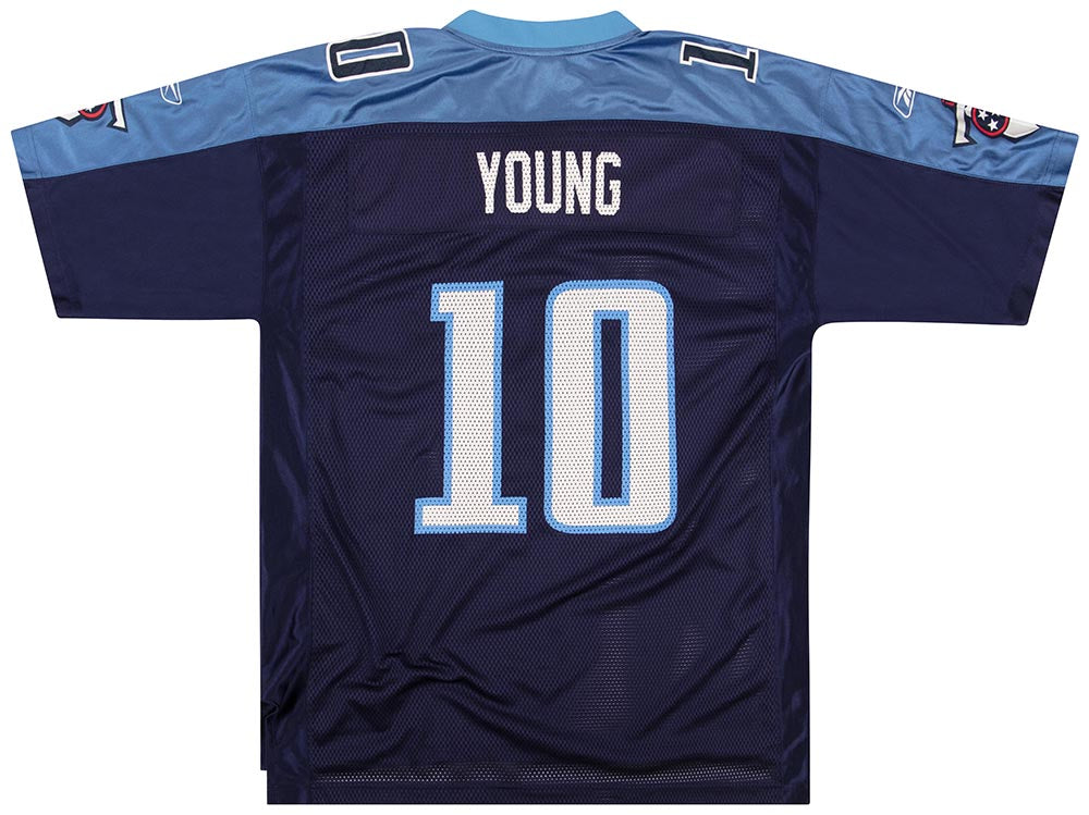 2006 TENNESSEE TITANS YOUNG #10 REEBOK ON FIELD JERSEY (HOME) L