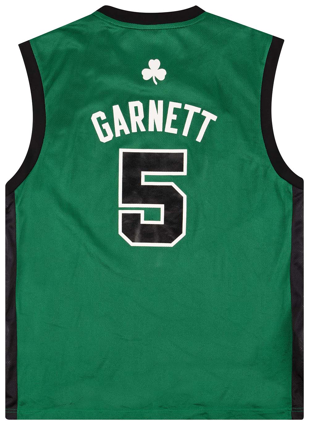 Boston Celtics 5 Kevin Garnett Green Revolution 30 NBA Jerseys Black Number