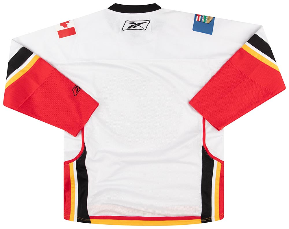 Authentic Late 1980s Calgary Flames Jersey Large CCM Ultrafil Semi