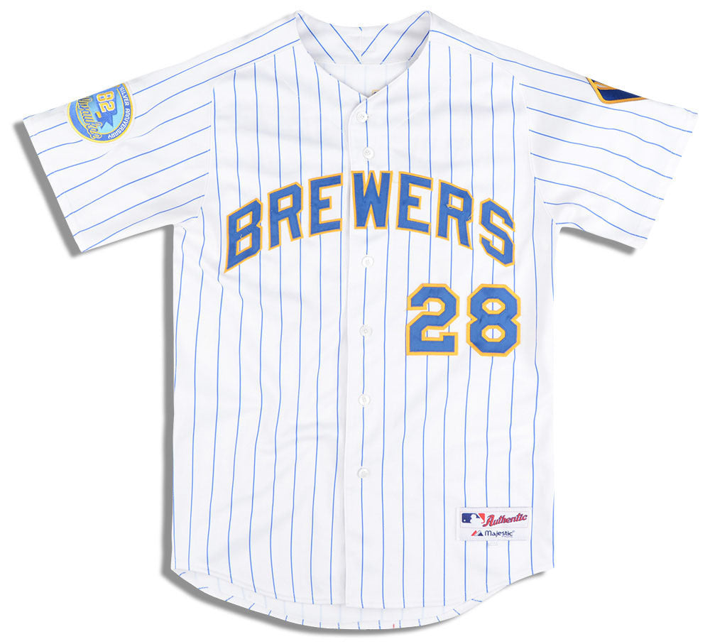 Milwaukee Brewers Prince Fielder 2007 MLB All-Star Game Jersey T Shirt  Medium