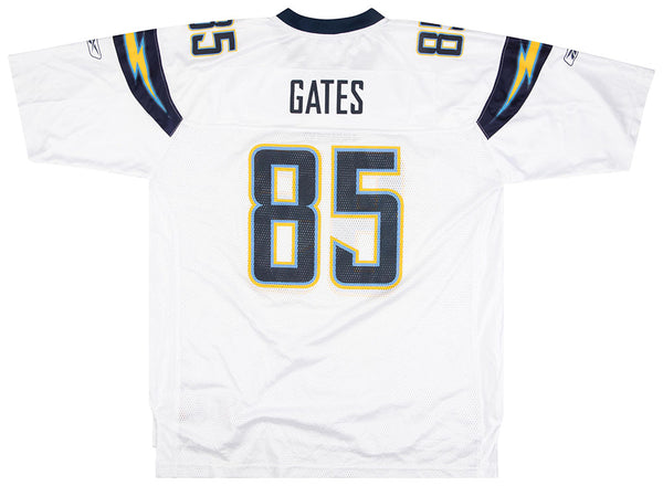 2005-06 SAN DIEGO CHARGERS GATES #85 REEBOK ON FIELD JERSEY (HOME) M