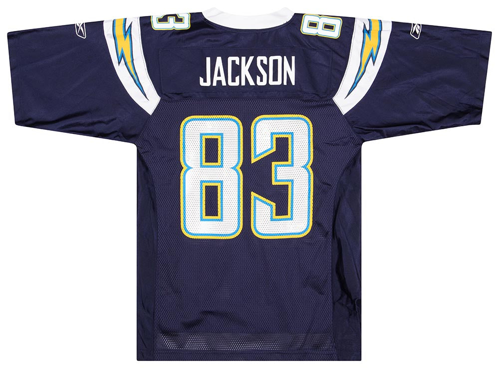 2007 SAN DIEGO CHARGERS PHILLIPS #95 REEBOK ON FIELD JERSEY (ALTERNATE -  Classic American Sports