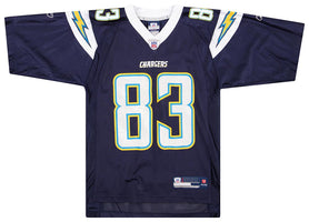 2007 SAN DIEGO CHARGERS JACKSON #83 REEBOK ON FIELD JERSEY (HOME) S