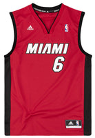 Adidas Miami Heat Lebron James White Hot Jersey