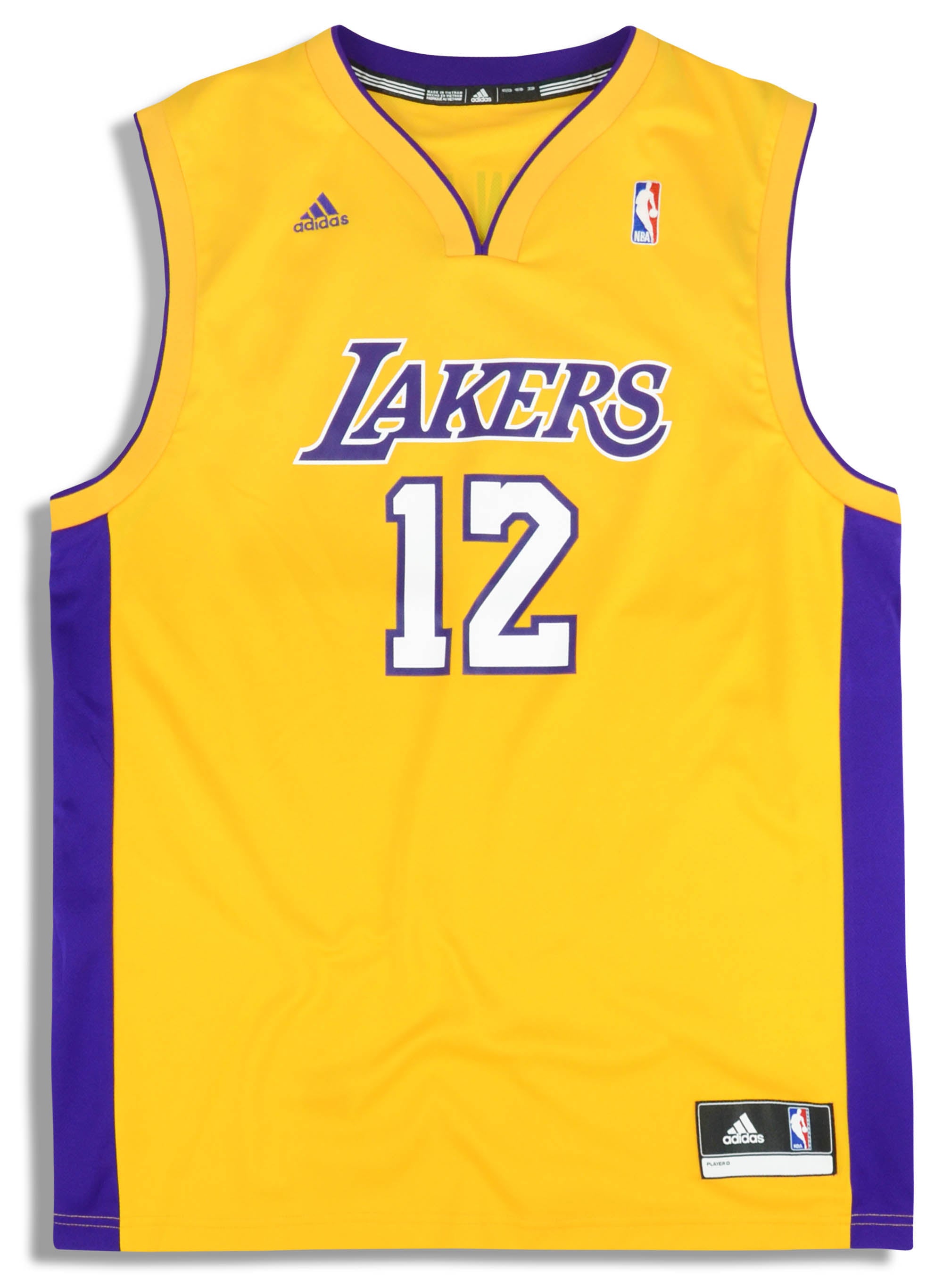 2012-13 LA LAKERS HOWARD #12 ADIDAS JERSEY (HOME) Y - Classic American  Sports
