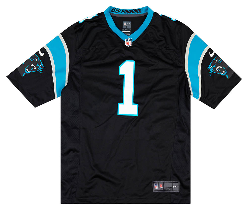 Carolina Panthers Cam Newton #1 Reebok Stitched Jersey Sz 50 Blue
