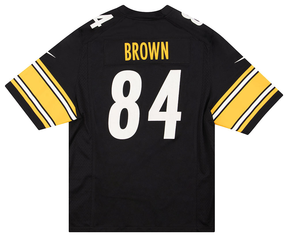 2012-16 PITTSBURGH STEELERS BROWN #84 NIKE GAME JERSEY (HOME) XL