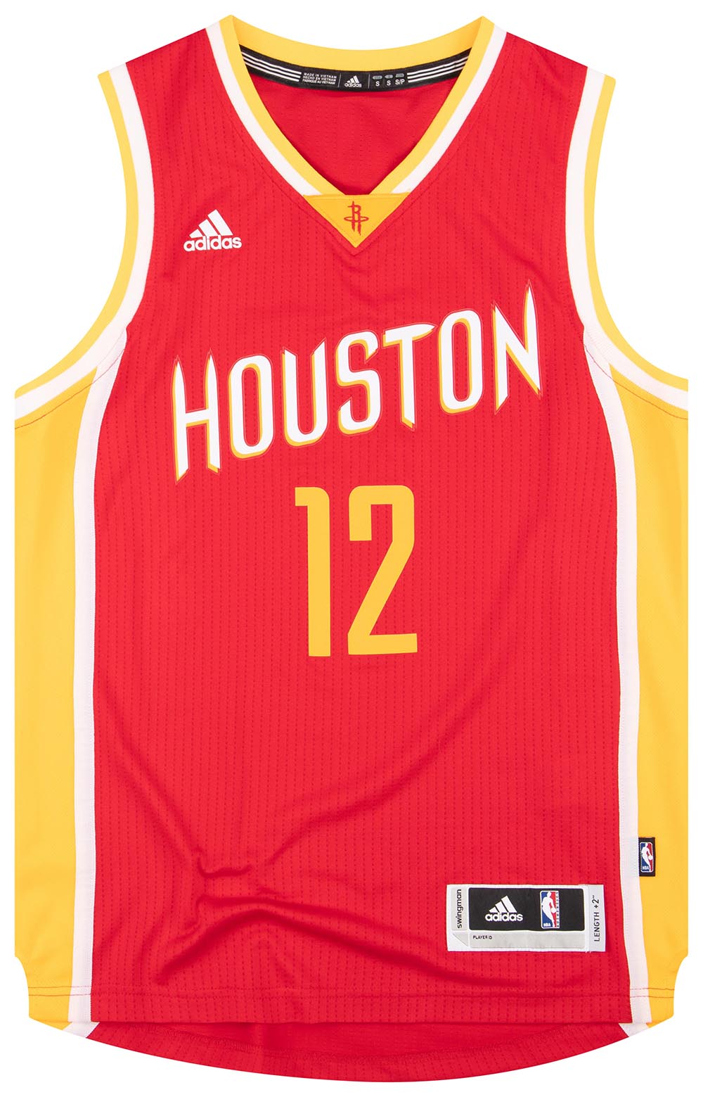 houston rockets red and yellow jersey