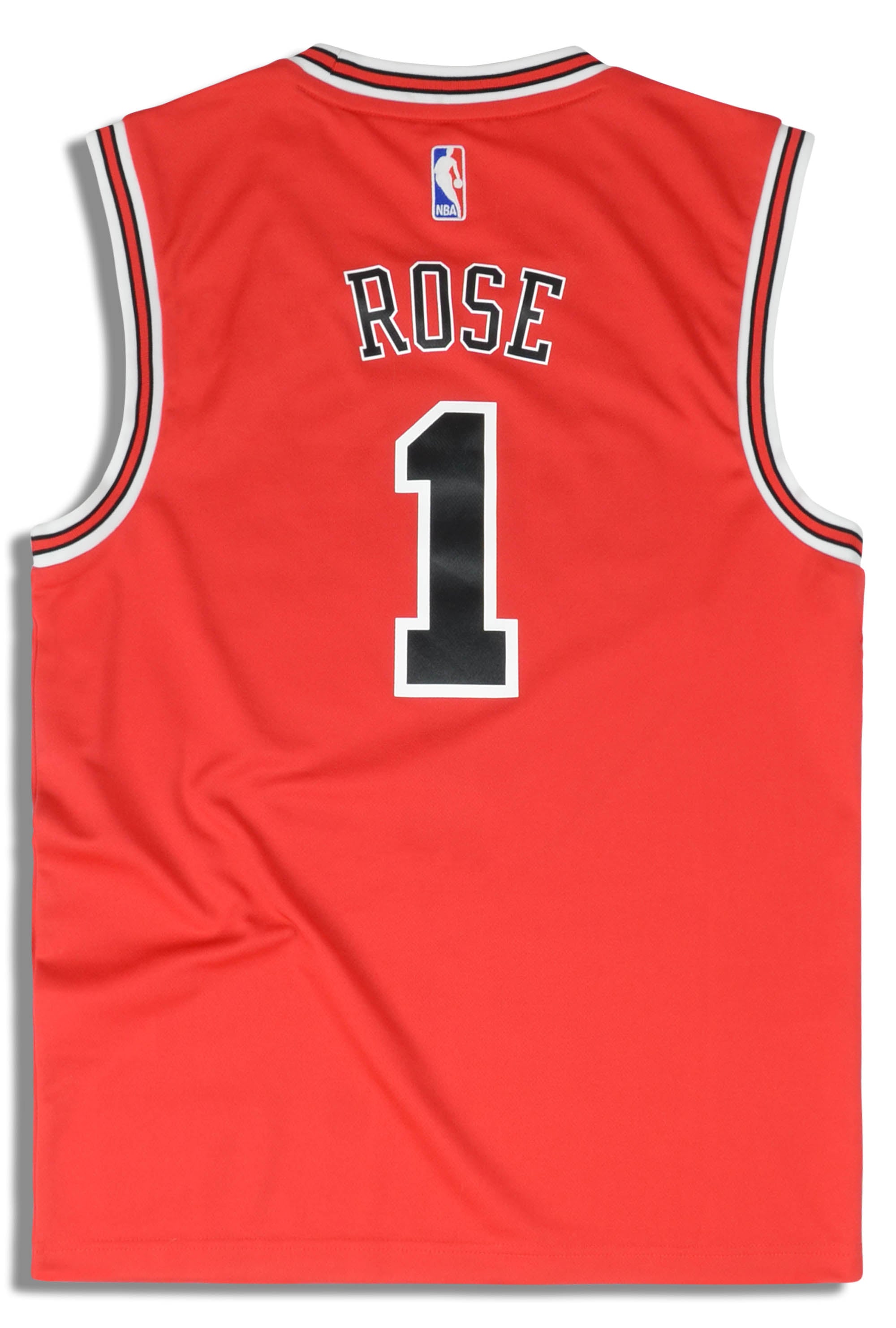 Adidas Authentics Derrick Rose Chicago Bulls Men's Jersey Black #1 Size XXL