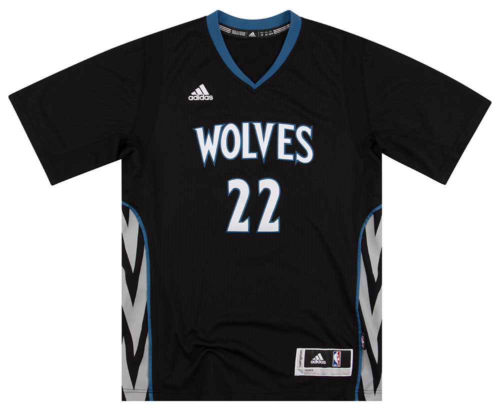 Adidas Andrew Wiggins Minnesota Timberwolves #22 Nba Jersey Away Blue A69836 () S