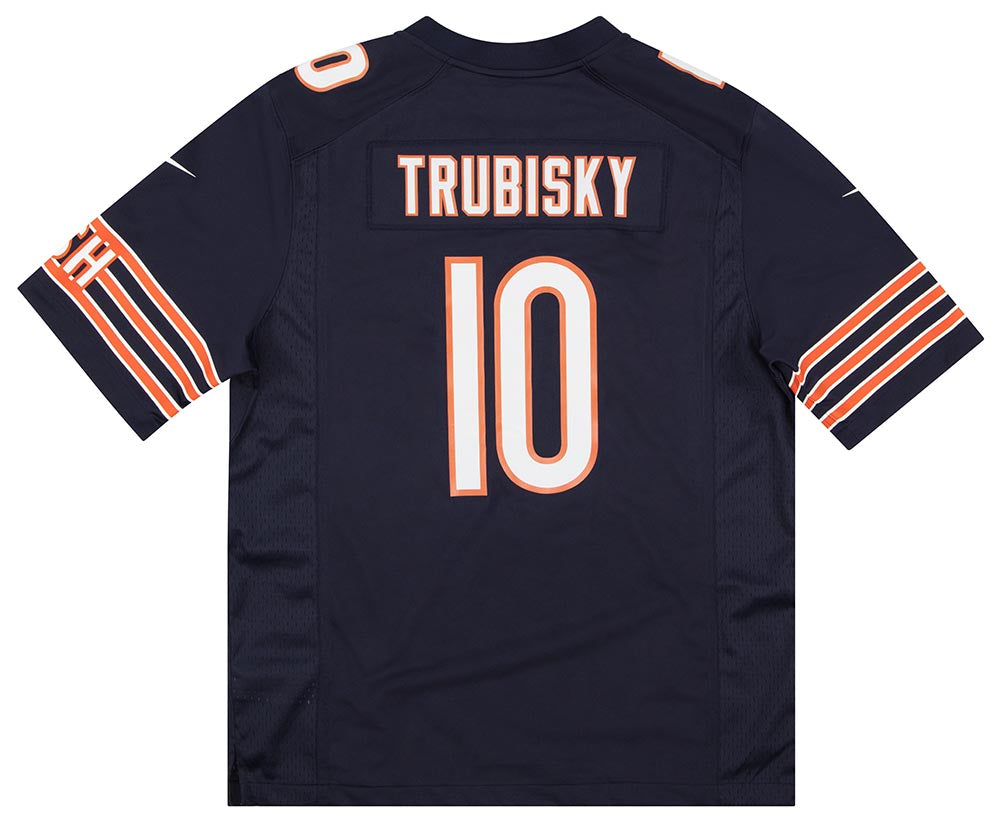 2018-19 CHICAGO BEARS TRUBISKY #10 NIKE GAME JERSEY (HOME) L - *AS NEW -  Classic American Sports