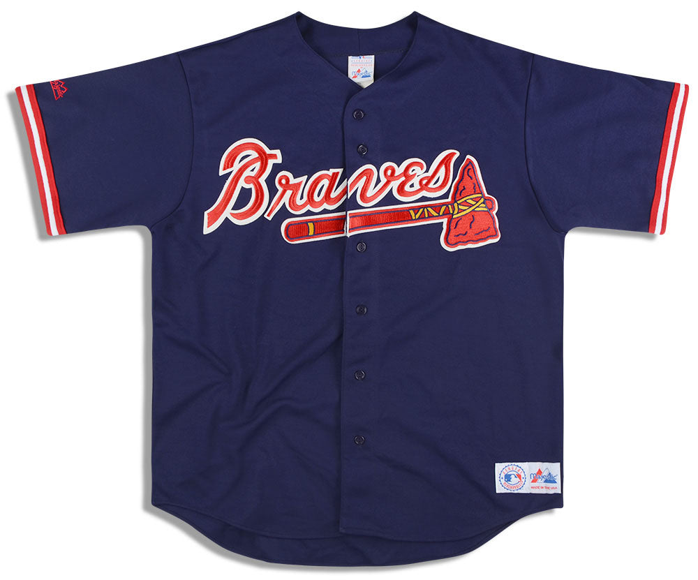 Vintage Atlanta Braves Stitched Baseball Jersey Sz XL 