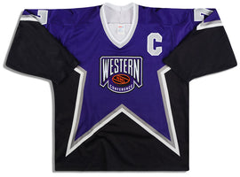 1994 NHL ALL-STAR WESTERN CONFERENCE AOUIDA #77 CCM JERSEY XL