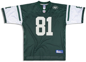 2003 NEW YORK JETS CONWAY #81 REEBOK ON FIELD JERSEY (HOME) XL