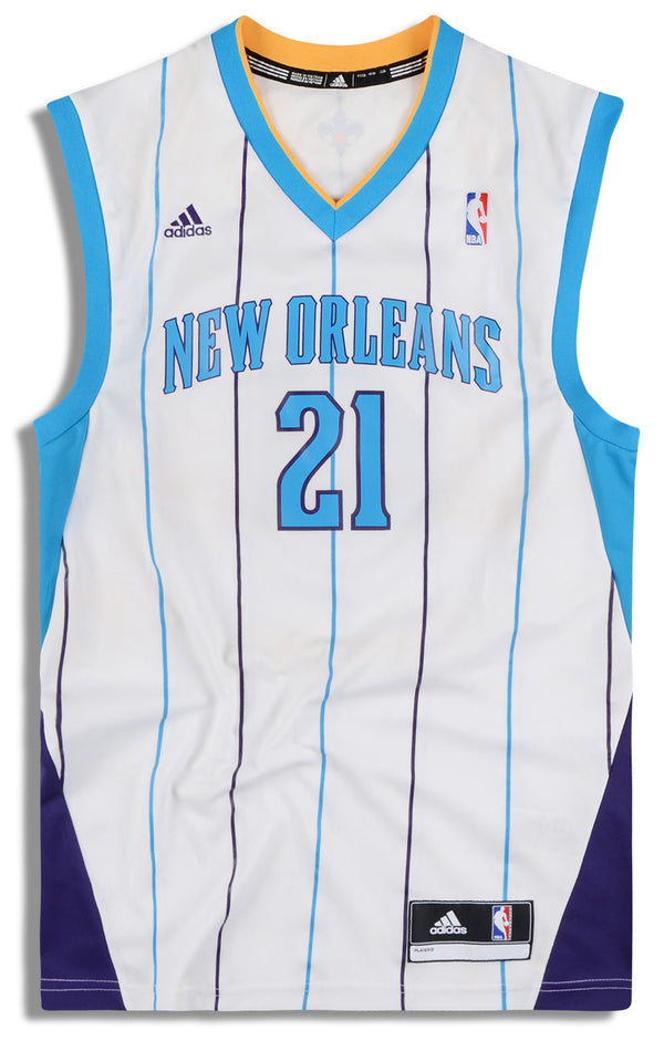 2011-13 NEW ORLEANS HORNETS WEST #30 ADIDAS JERSEY (ALTERNATE) Y