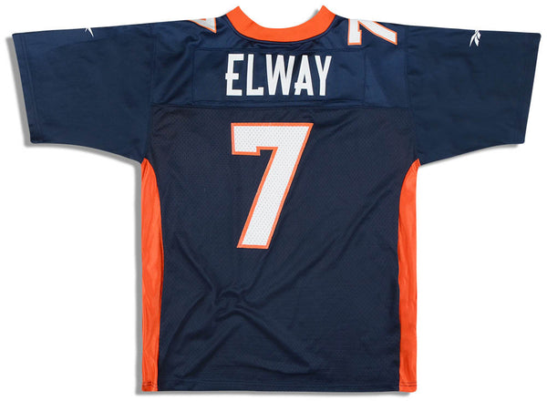 1997-98 DENVER BRONCOS ELWAY #7 CHAMPION JERSEY (HOME) 3XL - Classic  American Sports