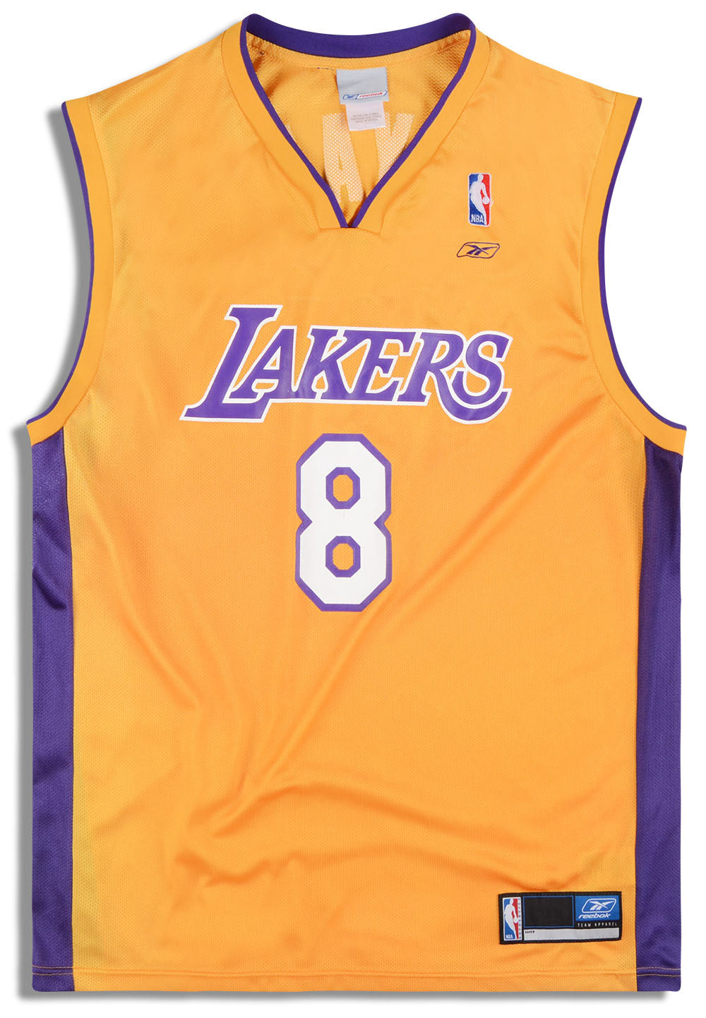 Vintage Los Angeles Lakers Kobe Bryant #8 Basketball NBA Reebok Jersey  SizeL