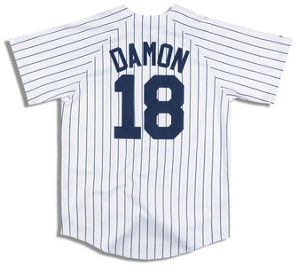 2006-09 NEW YORK YANKEES DAMON #18 MAJESTIC JERSEY (HOME) M