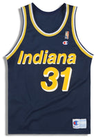 1991-95 INDIANA PACERS MILLER #31 CHAMPION JERSEY (AWAY) M