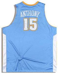 2003-06 AUTHENTIC DENVER NUGGETS ANTHONY #15 REEBOK JERSEY (AWAY) 4XL
