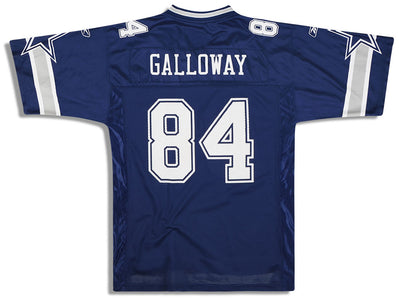 2003 DALLAS COWBOYS GALLOWAY #84 REEBOK ON FIELD JERSEY (HOME) M