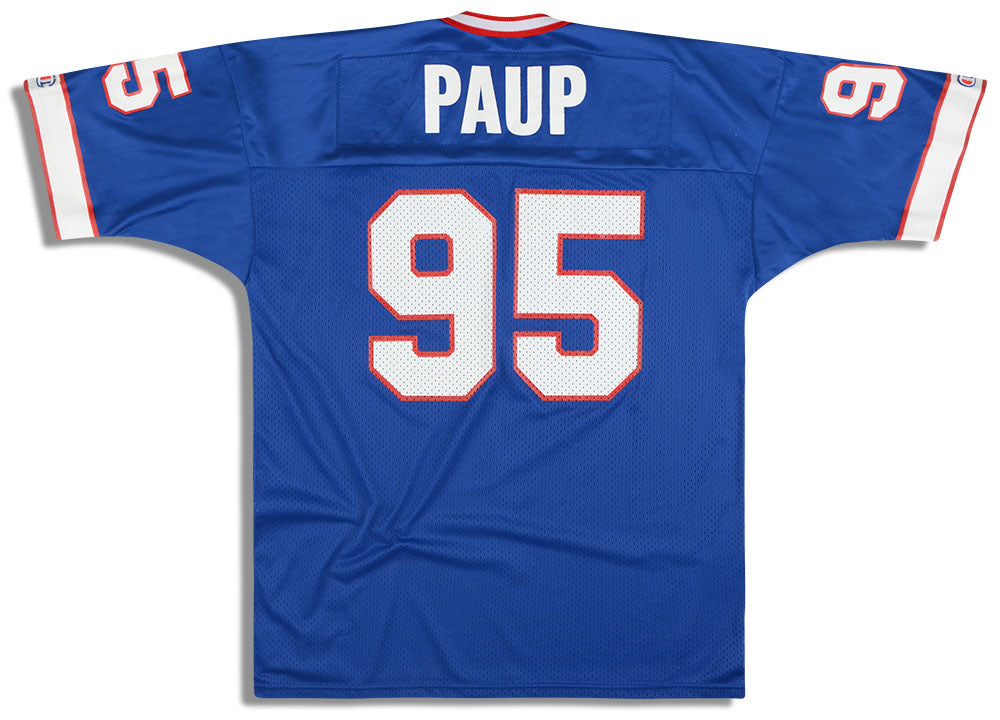 Lot Detail - 1996 Bryce Paup Game Used & Signed Buffalo Bills Road Jersey  Photo Matched To 9/16/1996