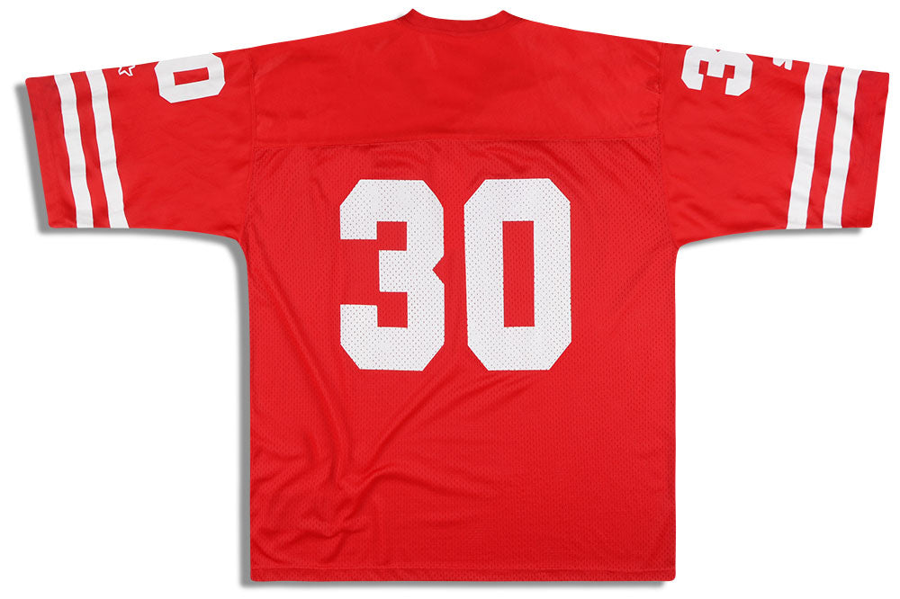 1990-92 SAN FRANCISCO 49ERS HENDERSON #30 STARTER JERSEY (HOME) XL -  Classic American Sports