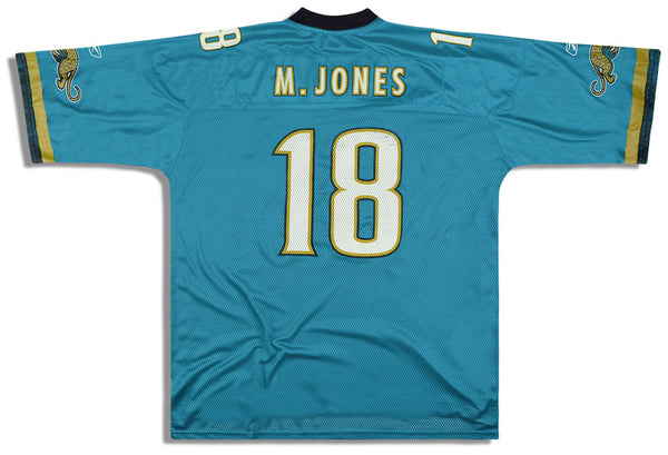 Reebok NFL Jacksonville Jaguars Vintage Football Jersey #18 M. Jones Kids  SZ: 4T