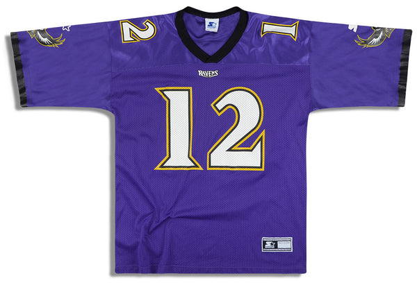 1997 BALTIMORE RAVENS TESTAVERDE #12 STARTER JERSEY (HOME) M