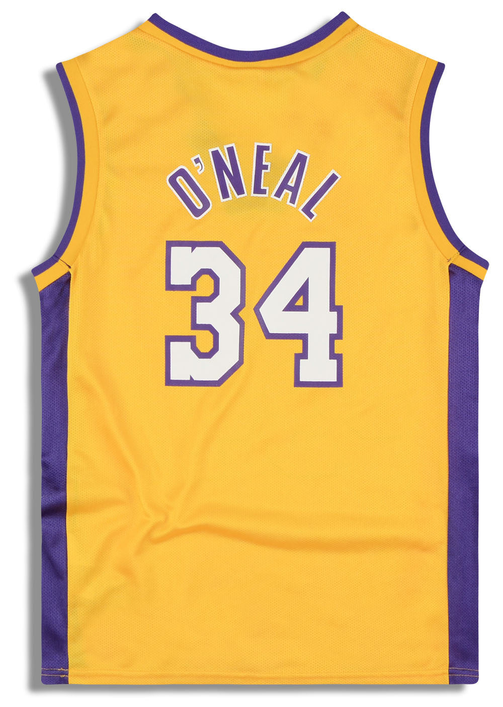 1999-02 LA LAKERS O'NEAL #34 CHAMPION JERSEY (HOME) Y - Classic American  Sports