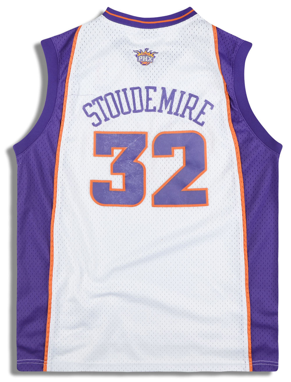 Reebok Phoenix Suns NBA Amare Stoudemire Purple White Basketball Jersey Mens  M