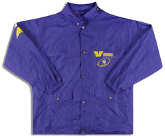1990's MINNESOTA VIKINGS CAMPRI TEAMLINE RAIN COAT XL
