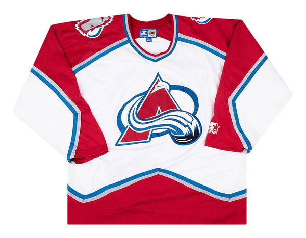 1999-00 COLORADO AVALANCHE STARTER JERSEY (AWAY) Y - Classic American Sports