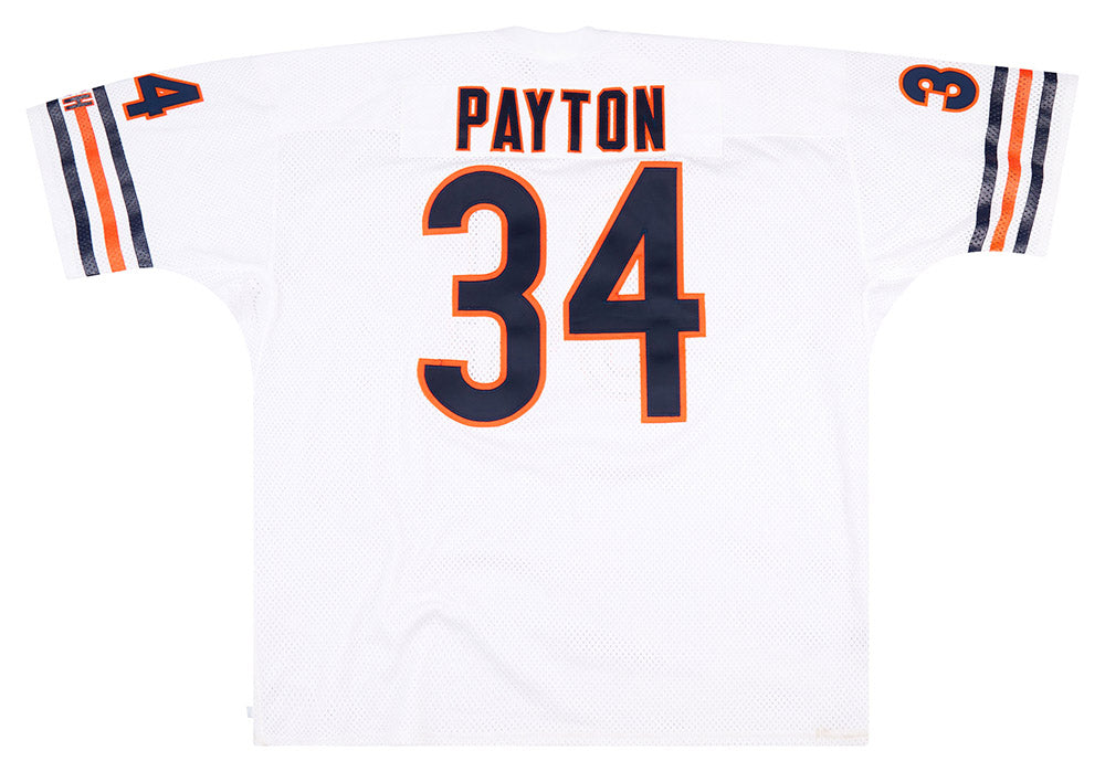 1985 CHICAGO BEARS PAYTON #34 AUTHENTIC THROWBACK JERSEY (AWAY) 3XL