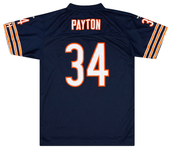 1985 CHICAGO BEARS PAYTON #34 REEBOK THROWBACK JERSEY (AWAY) XL