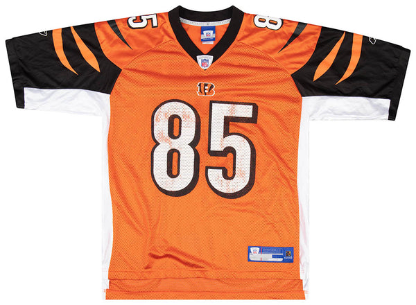 2007 CINCINNATI BENGALS C. JOHNSON #85 REEBOK ON FIELD JERSEY (HOME) XXL